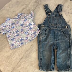 Denim Blue Kids Overalls